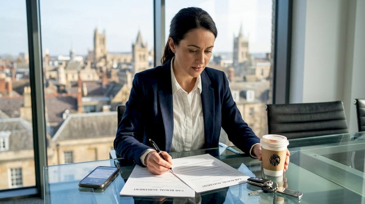 Corporate car rental explained: save 25% for Northamptonshire