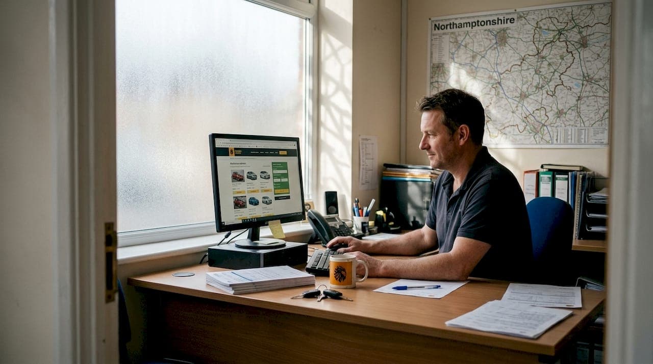 Book a car hire in Northamptonshire: step-by-step guide