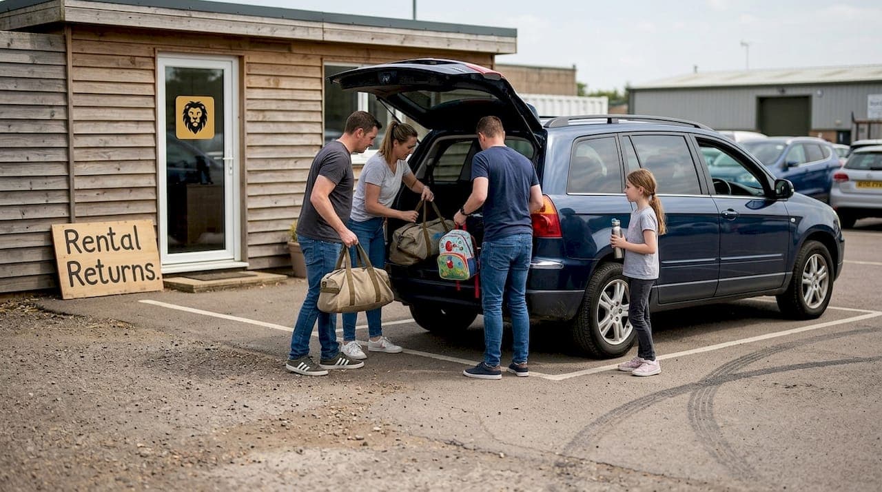 Family car rentals in Northamptonshire: 7-seaters from £68